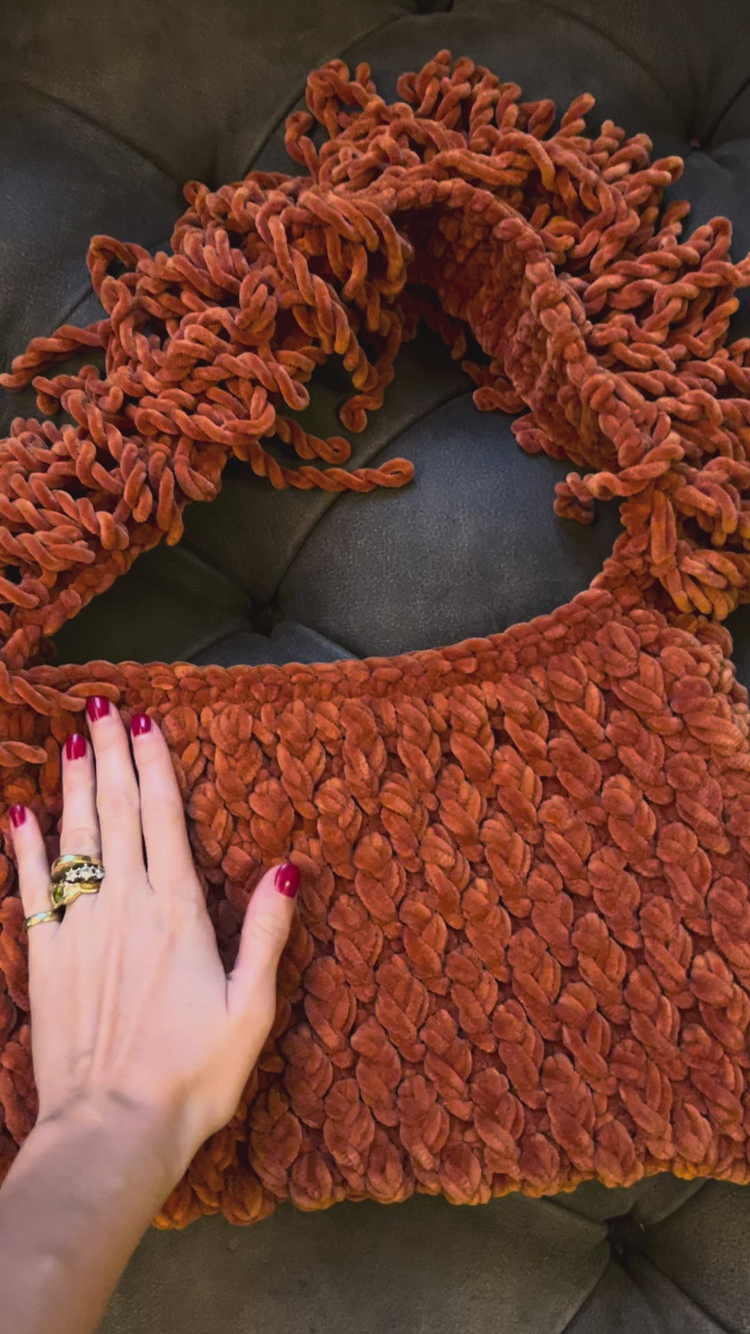 Pumpkin Spice Velvet Maxi