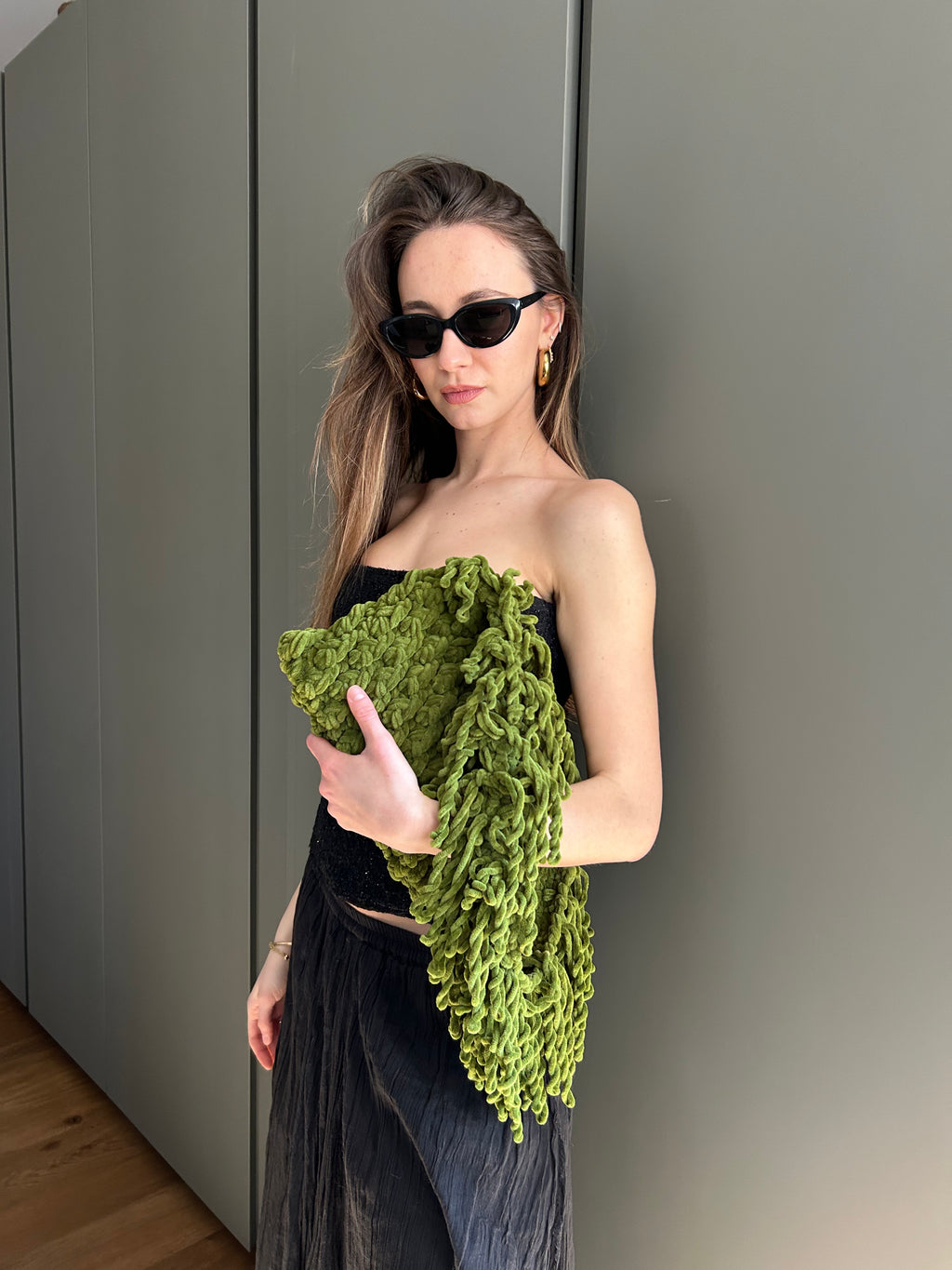 Baby Olive Velvet Medium - LIMITED EDITION